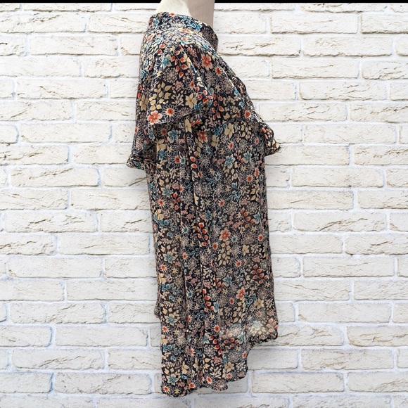 Flying Tomato Floral Print Women's Top / Blouse Size 2X - Picture 2 of 4